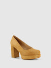 Sapatos de Plataforma em Camel